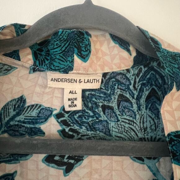 Andersen & Lauth Floral Kimono Shawl Top One Size - Picture 5 of 9